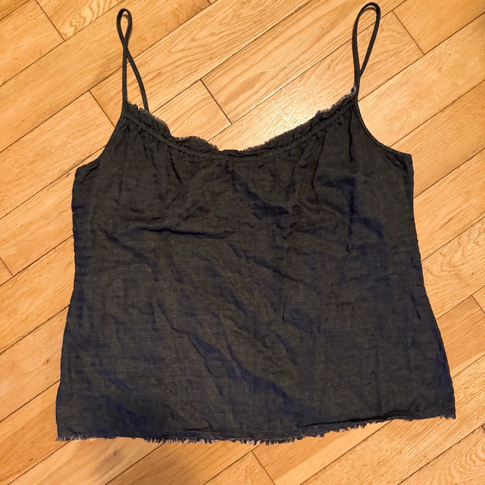 Eileen Fisher spaghetti strap top size Large